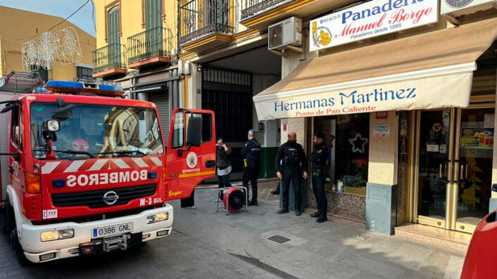 Incendio panadería manuel borge