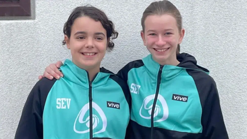 Carmen Guerrero y Carla Campos en el campeonato de selecciones provinciales celebrado en Córdoba