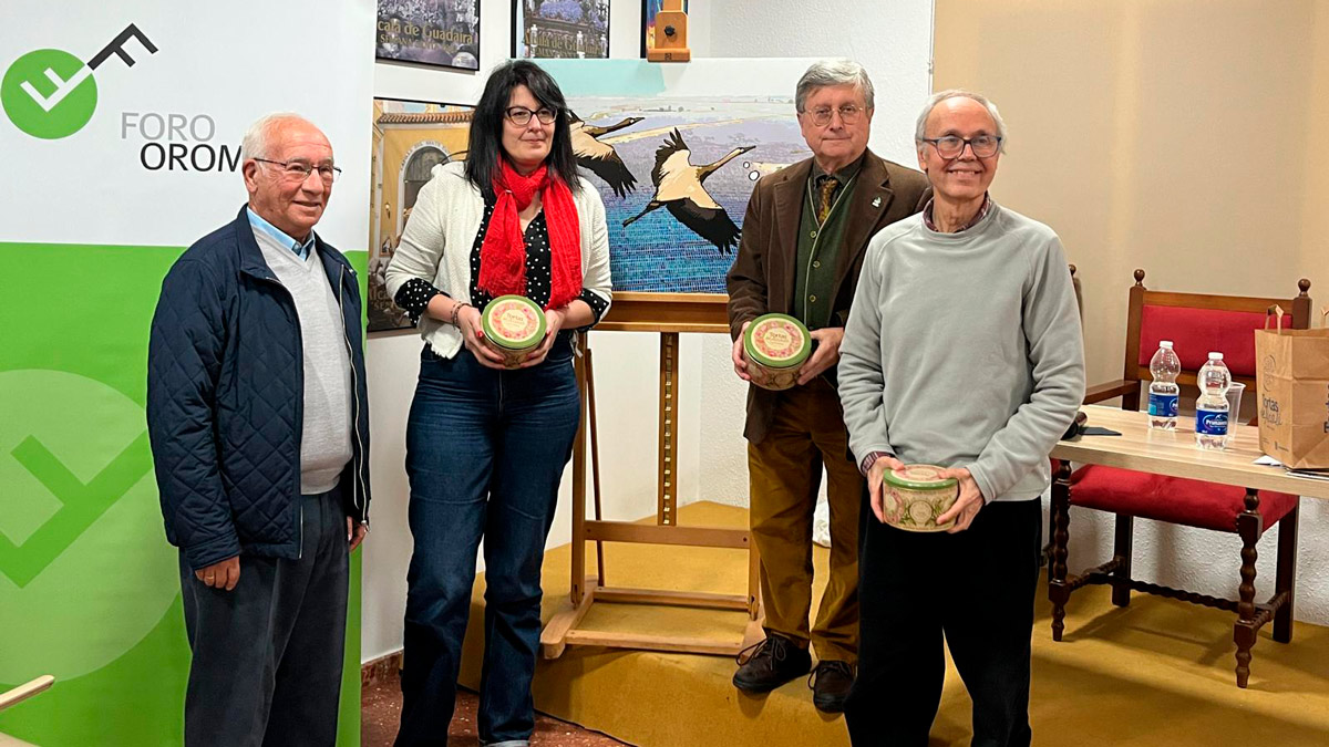 Antonio Sánchez, Pilar Diaz, Juan Hurtado y Antonio Ballesteros en el Foro Oromana / LVA