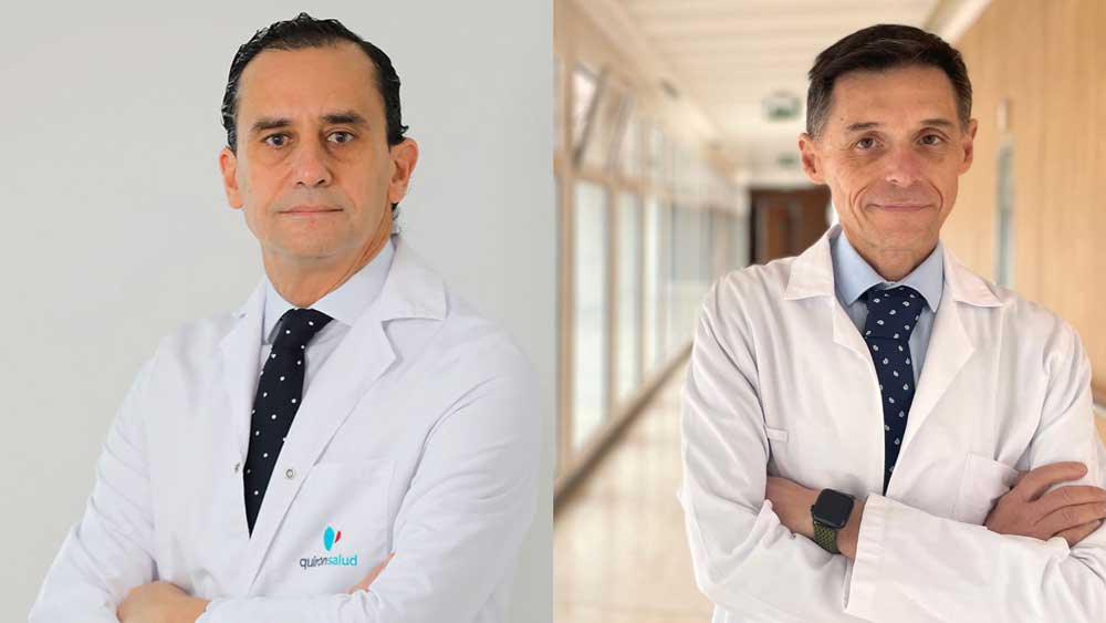 Los doctores Salvador Morales y Fernando de la Portilla. - QuirónSalud